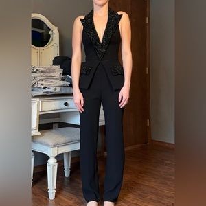 Tarik Ediz Black Jumpsuit